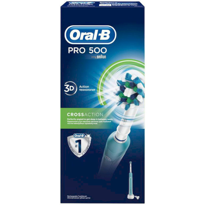 Электрическая зубная щётка BRAUN ORAL-B Pro 1 500 CrossAction D16.513.U
