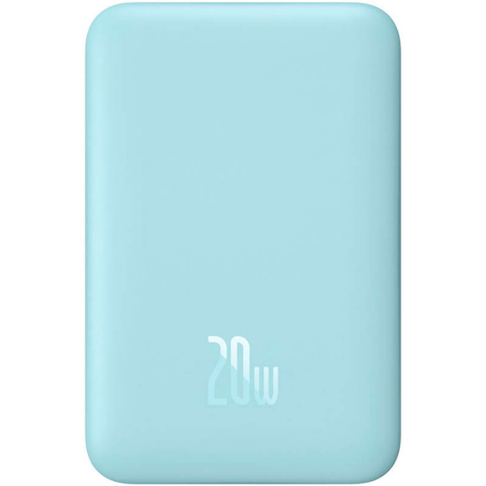 Повербанк MagSafe BASEUS Magnetic Mini Wireless Fast Charge Power Bank 20W 10000mAh Blue (P10022100312-00/PPCX030003)