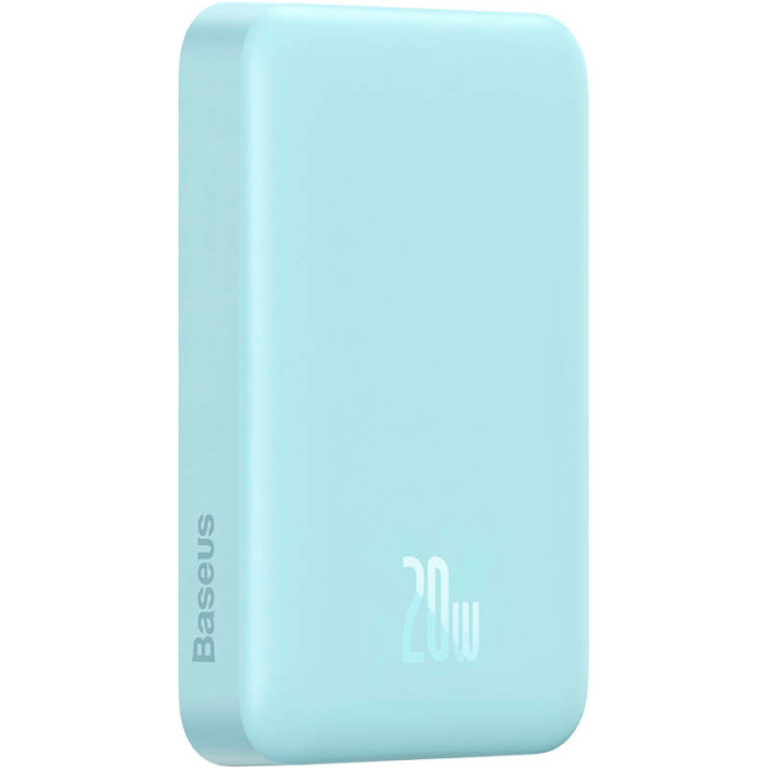 Повербанк MagSafe BASEUS Magnetic Mini Wireless Fast Charge Power Bank 20W 10000mAh Blue (P10022100312-00/PPCX030003)