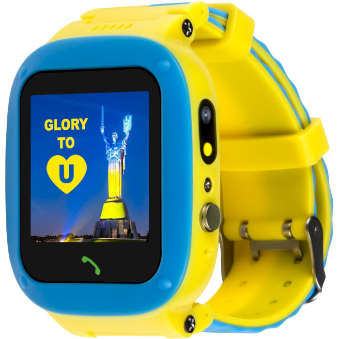 Детские смарт-часы AMIGO GO004 Splashproof Camera + LED Glory Blue/Yellow