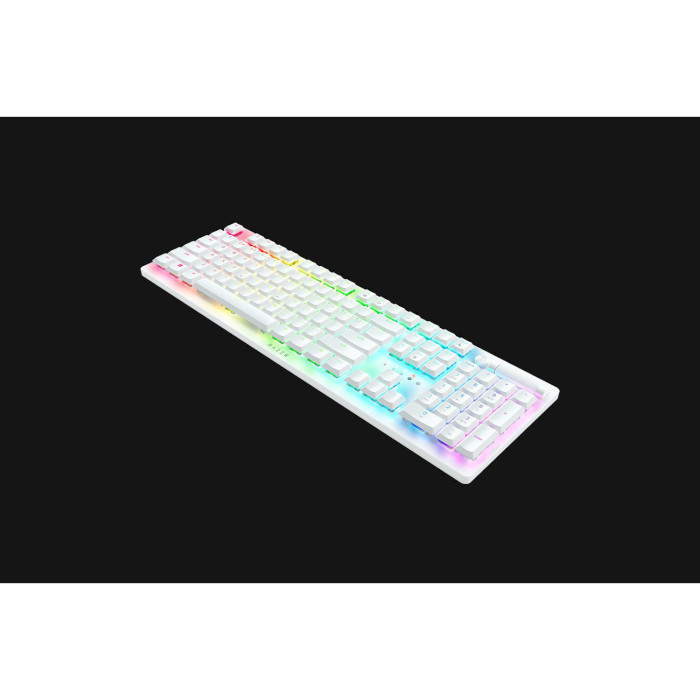 Клавіатура бездротова RAZER DeathStalker V2 Pro Clicky Optical Purple Switch White (RZ03-04363500-R3M1)