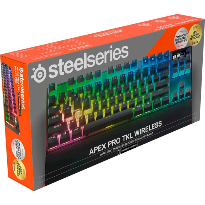 Клавиатура беспроводная STEELSERIES Apex Pro TKL (64865)
