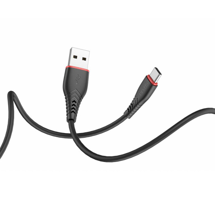 Кабель PIXUS Start USB-A to Type-C 1м Black