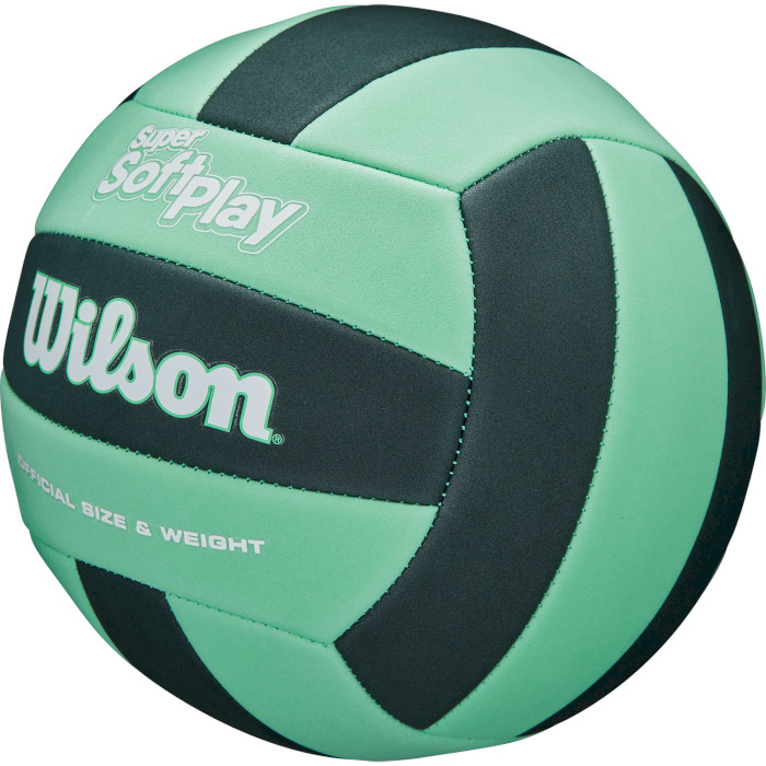 Мяч для пляжного волейбола WILSON Super Soft Play Size 5 Green/Forest Green (WV4006003XBOF)