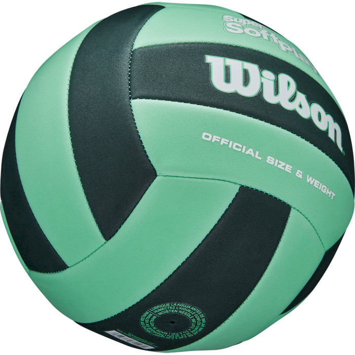 Мяч для пляжного волейбола WILSON Super Soft Play Size 5 Green/Forest Green (WV4006003XBOF)