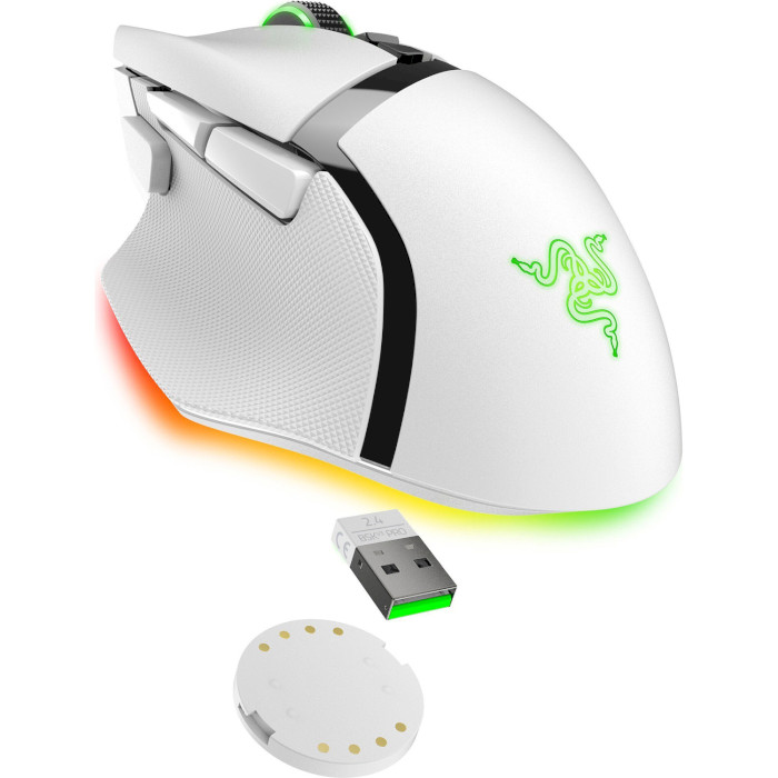 Миша ігрова RAZER Basilisk V3 Pro White (RZ01-04620200-R3G1)