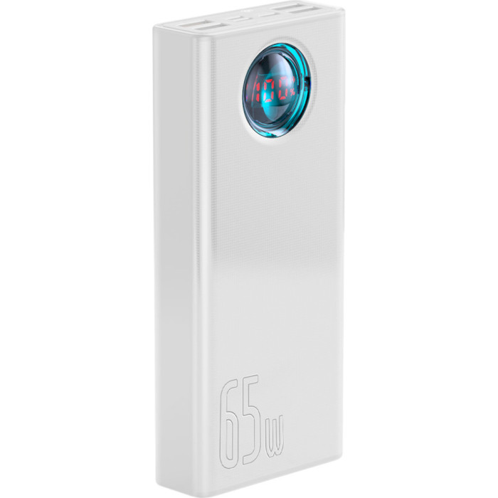 Повербанк BASEUS Amblight Digital Display Quick Charge 65W 30000mAh White (PPLG000102)