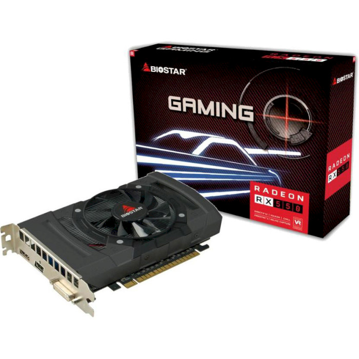 Видеокарта BIOSTAR Radeon RX 550 2GB GDDR5 (VA5505RF21)