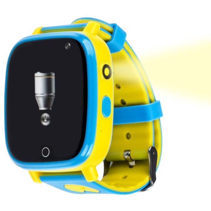 Дитячий смарт-годинник AMIGO GO001 Swimming Camera + LED Glory Blue/Yellow