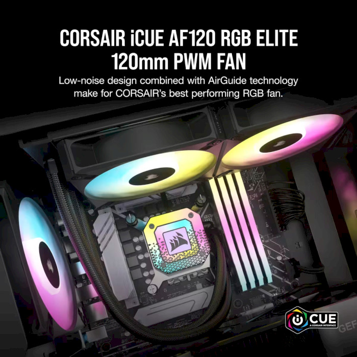 Вентилятор CORSAIR iCUE AF120 RGB Elite Black (CO-9050153-WW)