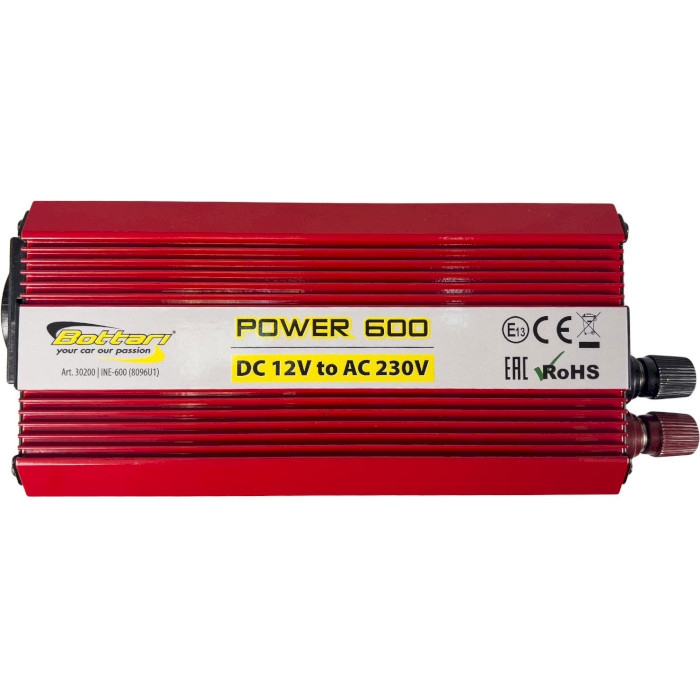Інвертор напруги BOTTARI Power-600 12V/220V 600W