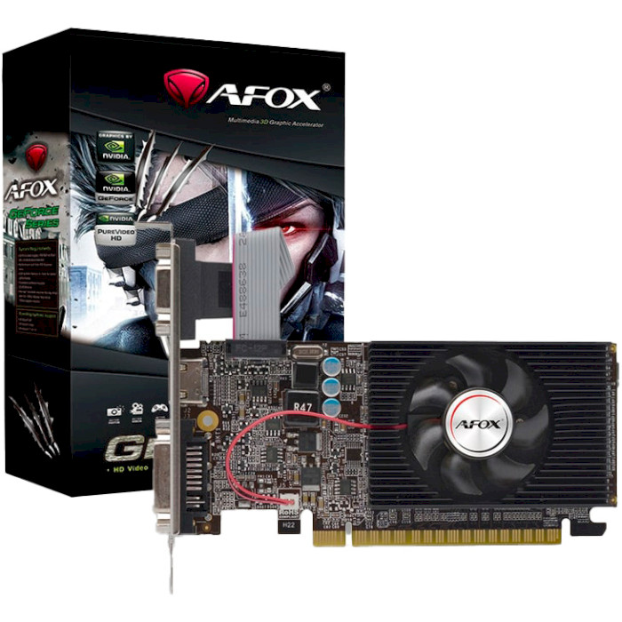Видеокарта AFOX GeForce GT 610 2GB GDDR3 (AF610-2048D3L7-V6)