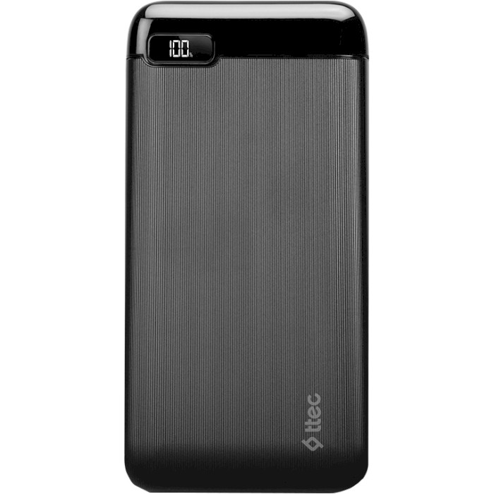 Повербанк TTEC PowerSlim LCD PD 10000mAh Black (2BB185S)