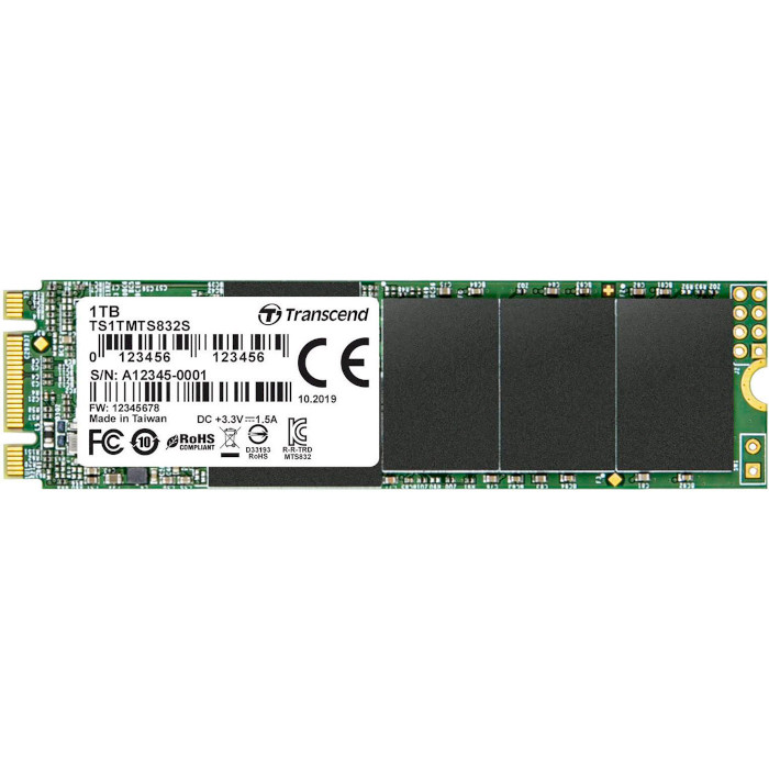 SSD диск TRANSCEND MTS832S 1TB M.2 SATA (TS1TMTS832S)