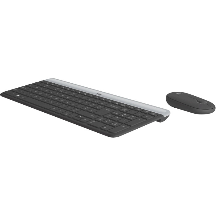 Комплект бездротовий LOGITECH MK470 Slim Wireless Combo UA Graphite (920-009204)