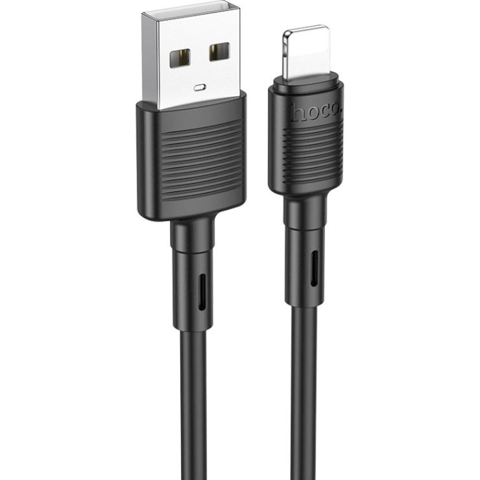 Кабель HOCO X83 Victory USB-A to Lightning 1м Black
