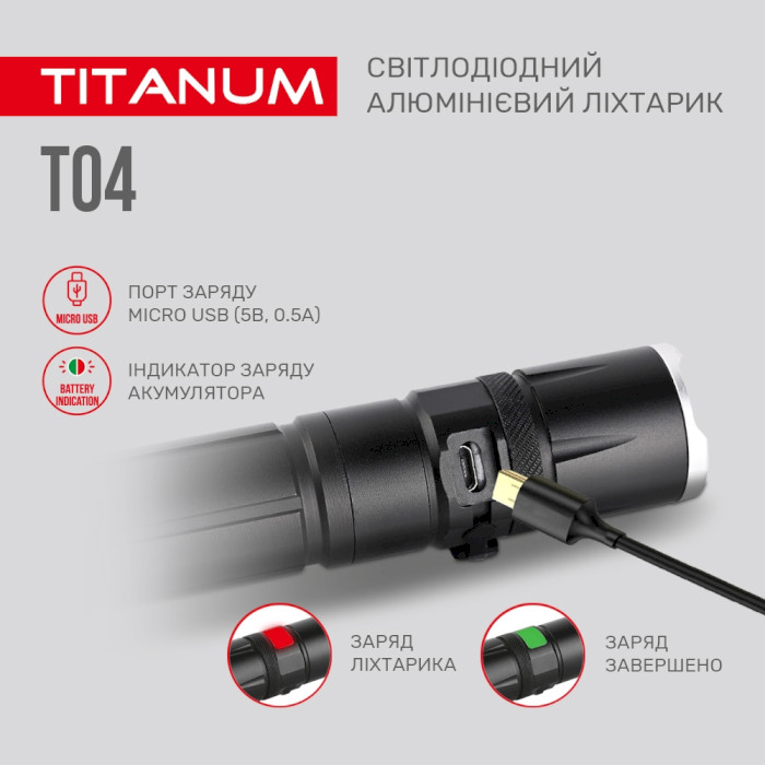 Фонарь TITANUM TLF-T04
