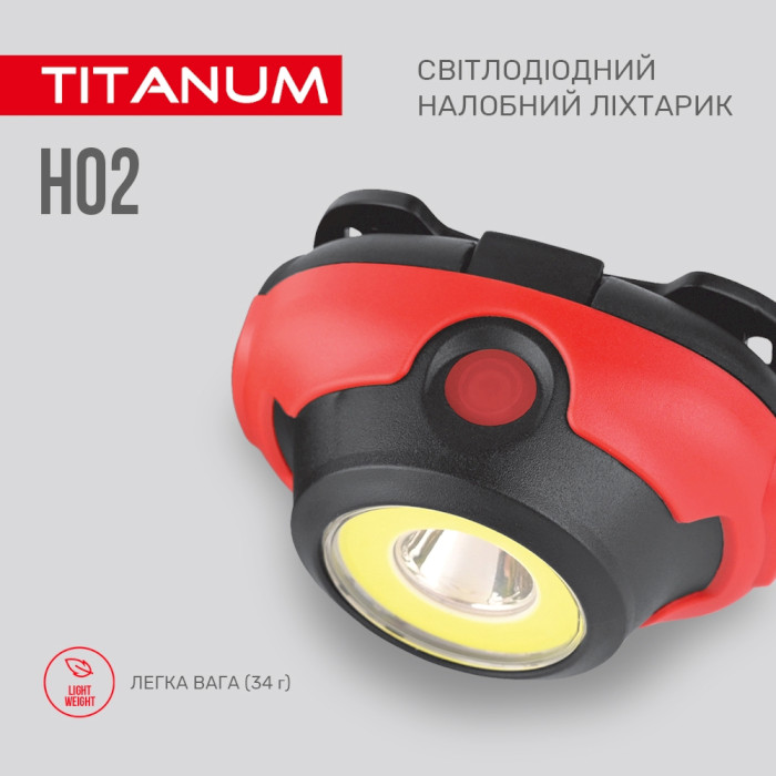Ліхтар налобний TITANUM TLF-H02