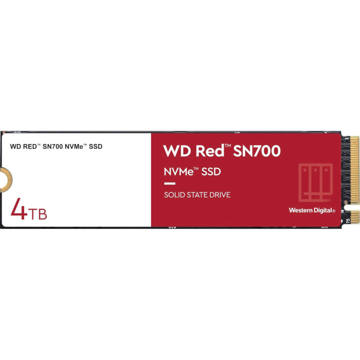 SSD диск WD Red SN700 4TB M.2 NVMe (WDS400T1R0C)