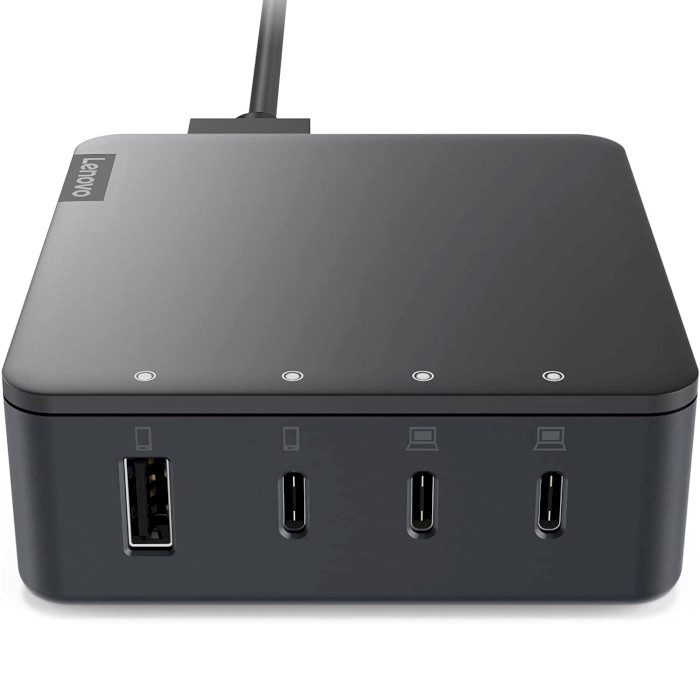 Зарядное устройство LENOVO Go 130W Multi-Port Charger Storm Gray (G0A6130WEU)