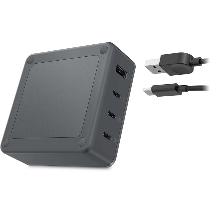 Зарядний пристрій LENOVO Go 130W Multi-Port Charger Storm Gray (G0A6130WEU)