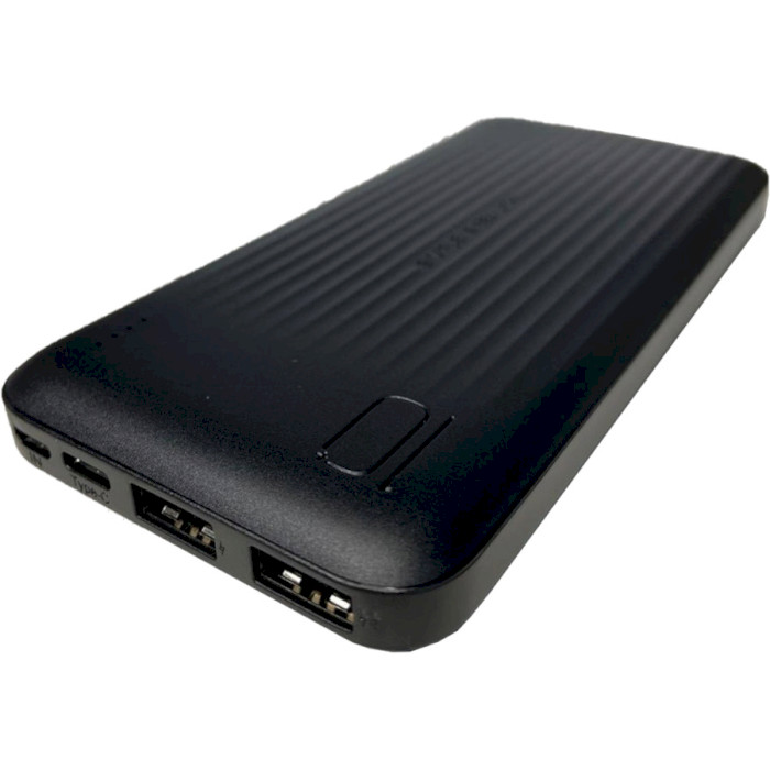 Повербанк XO PB301 2xUSB-A 10000mAh Black