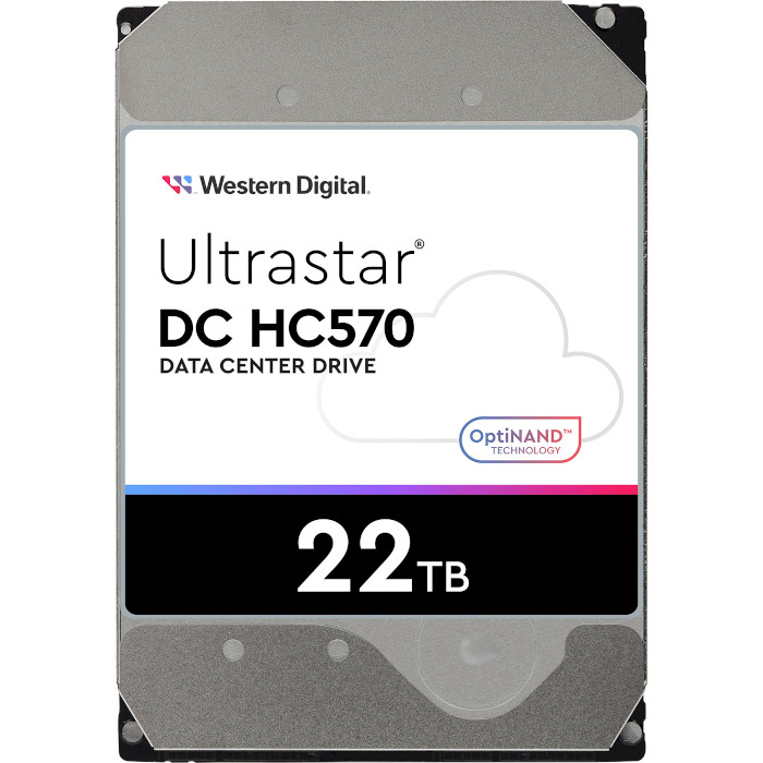Жорсткий диск 3.5" WD Ultrastar DC HC570 22TB SATA/512MB (WUH722222ALE6L4/0F48155)