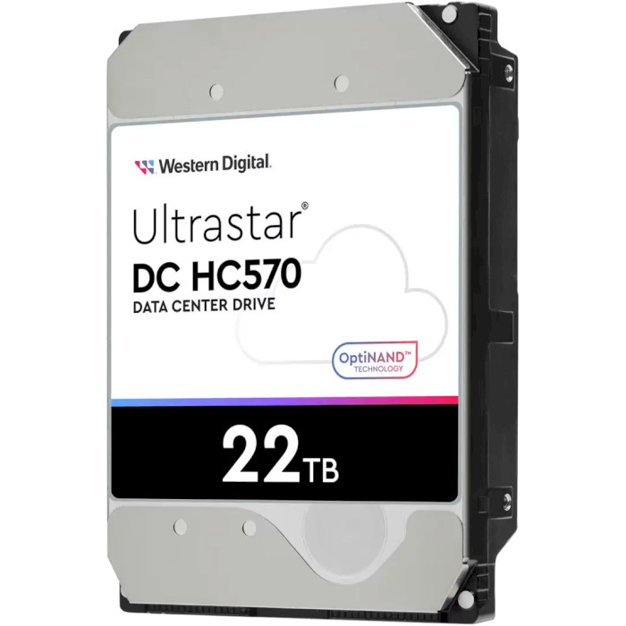 Жорсткий диск 3.5" WD Ultrastar DC HC570 22TB SATA/512MB (WUH722222ALE6L4/0F48155)