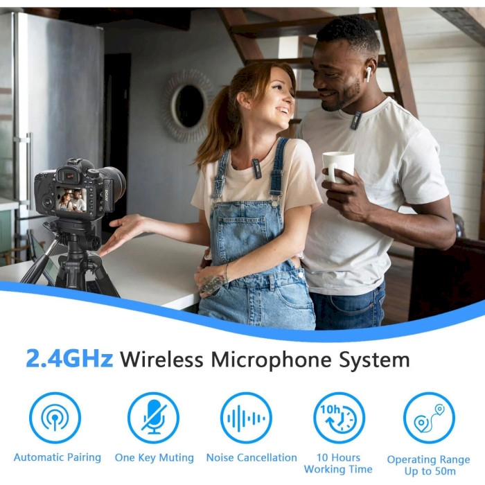 Мікрофонна система BOYA BY-WM3T2-M2 Mini 2.4GHz Wireless Microphone