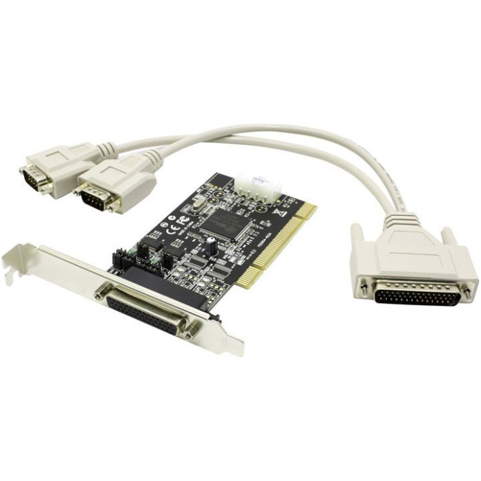 Контролер STLAB CP-100 PCI to 2-Ports Serial with Power