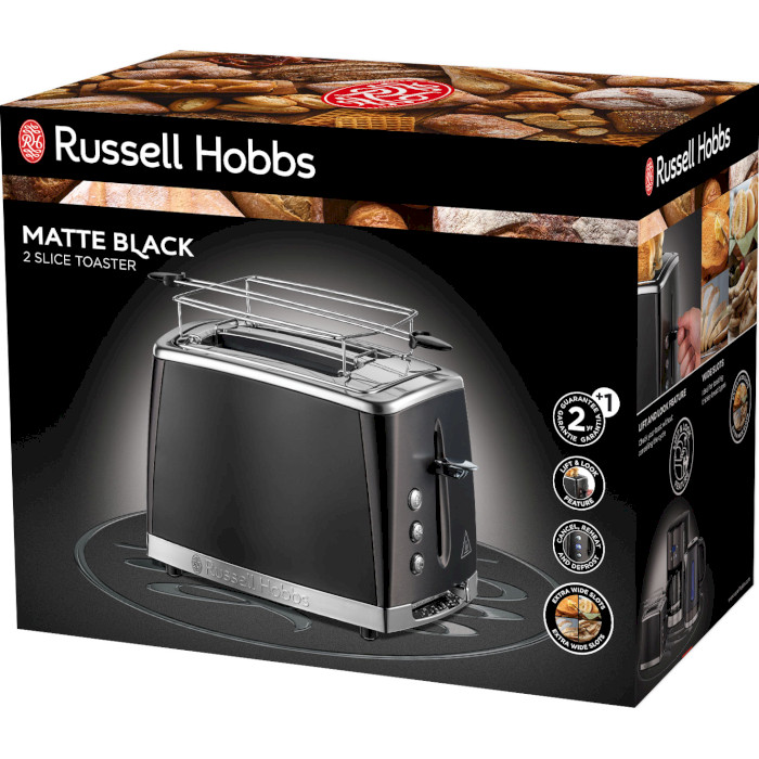 Тостер RUSSELL HOBBS Matte Black (26150-56)