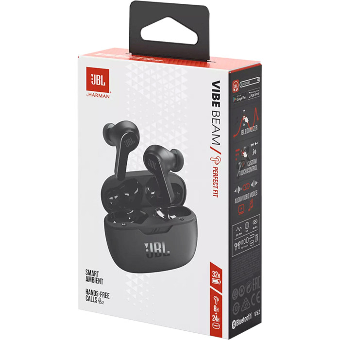 Навушники JBL Wave Beam Black (JBLWBEAMBLK)