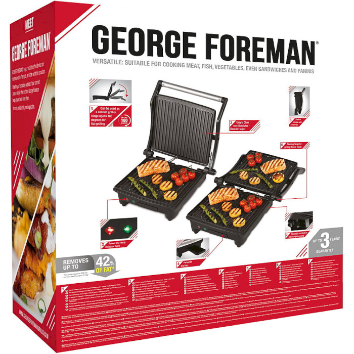 Електрогриль GEORGE FOREMAN Flexe Grill (26250-56)