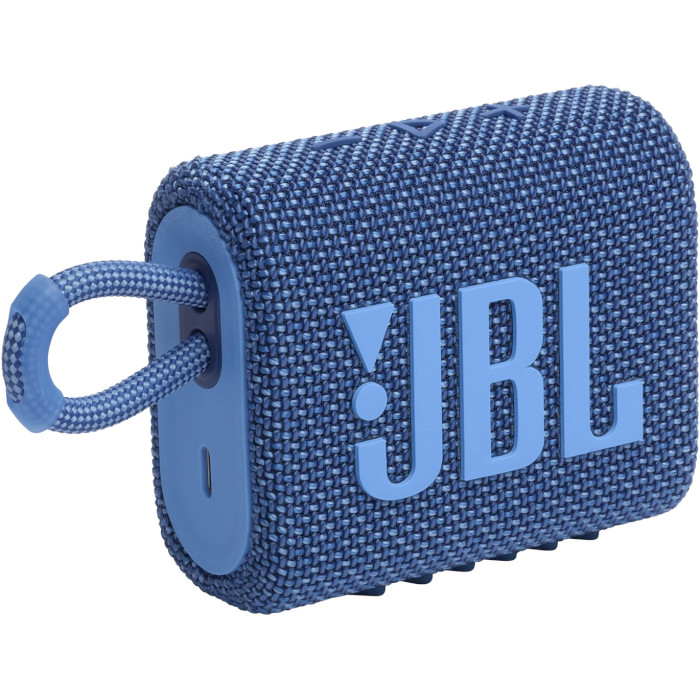 Портативна колонка JBL Go 3 Eco Blue (JBLGO3ECOBLU)