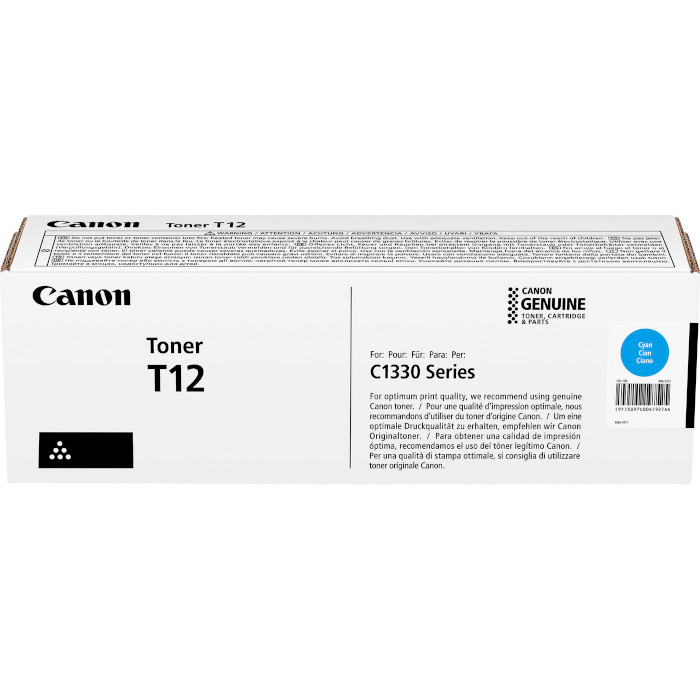 Тонер-картридж CANON T12 Cyan (5097C006AA)