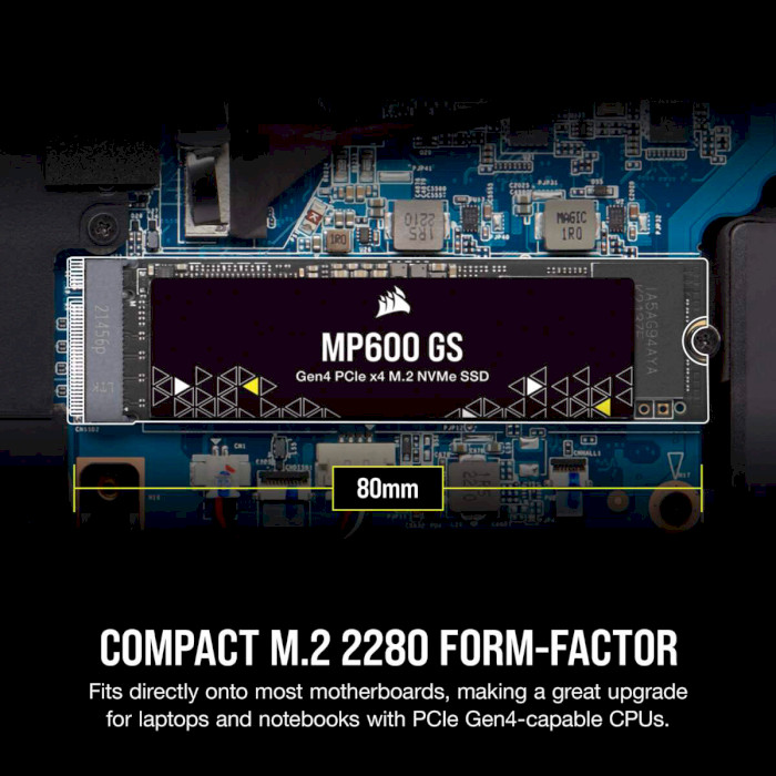 SSD диск CORSAIR MP600 GS 1TB M.2 NVMe (CSSD-F1000GBMP600GS)