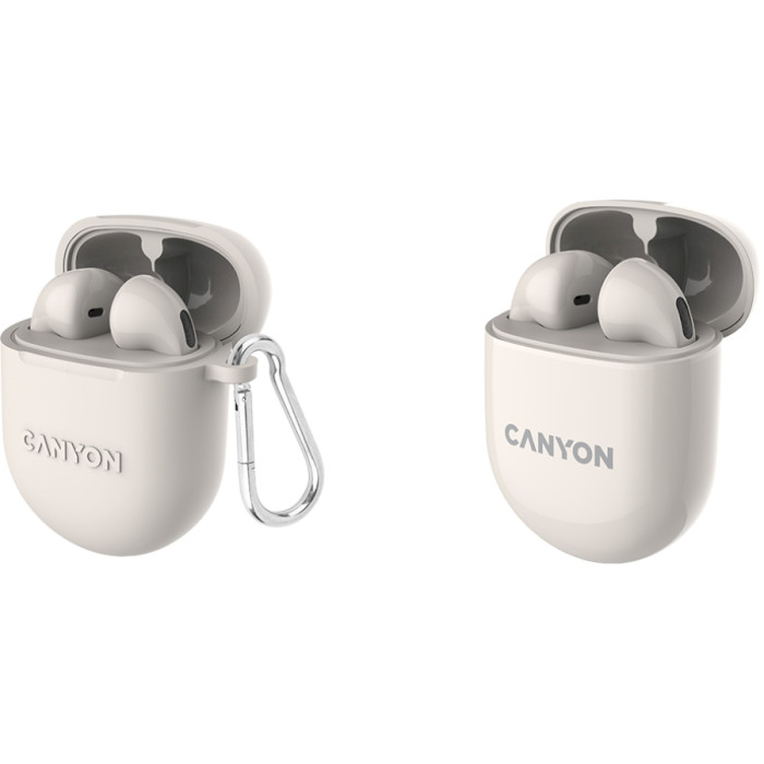 Навушники CANYON TWS-6 Beige