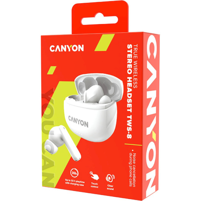 Наушники CANYON CNS-TWS8 White