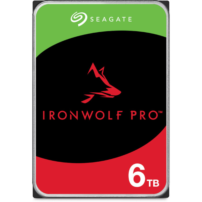 Жёсткий диск 3.5" SEAGATE IronWolf Pro 6TB SATA/256MB (ST6000NT001)