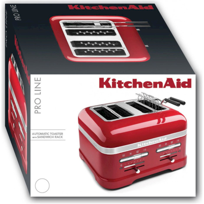 Тостер KITCHENAID Artisan 4-Slice Toaster 5KMT4205 Candy Apple (5KMT4205ECA)