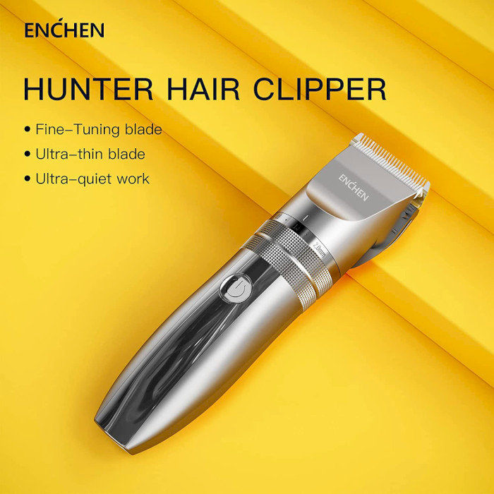 Машинка для стрижки волос ENCHEN Hunter Hair Clipper Silver