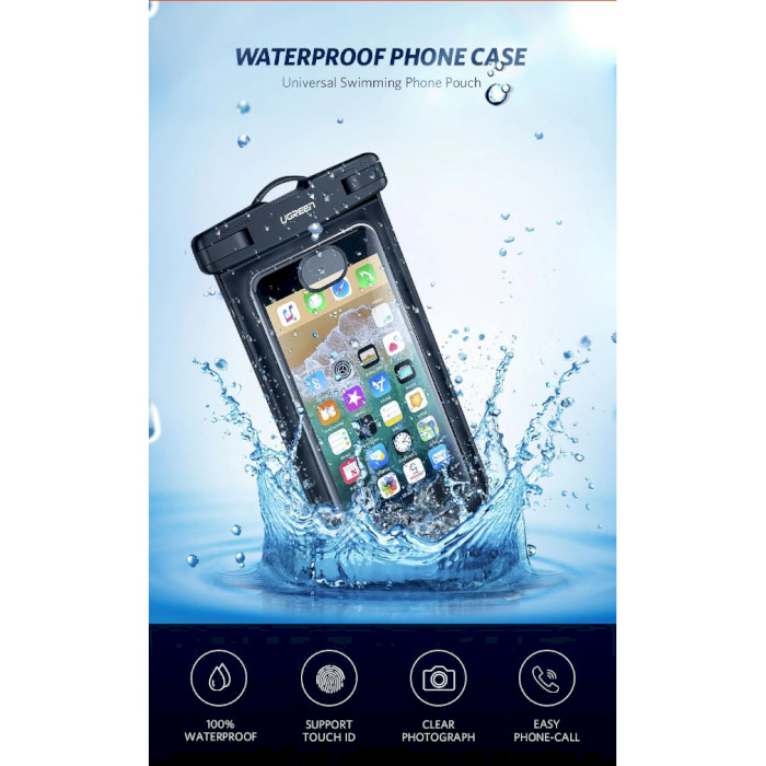 Аквабокс UGREEN Mobile Waterproof Bag Black (50919)