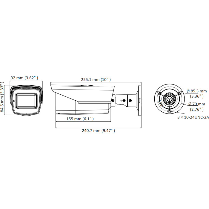 Камера видеонаблюдения HIKVISION DS-2CE16H0T-AIT3ZF (2.8-12)