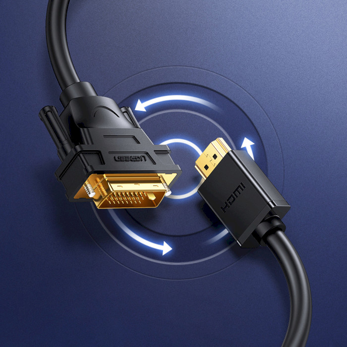 Кабель UGREEN HDMI - DVI 1м Black (30116)