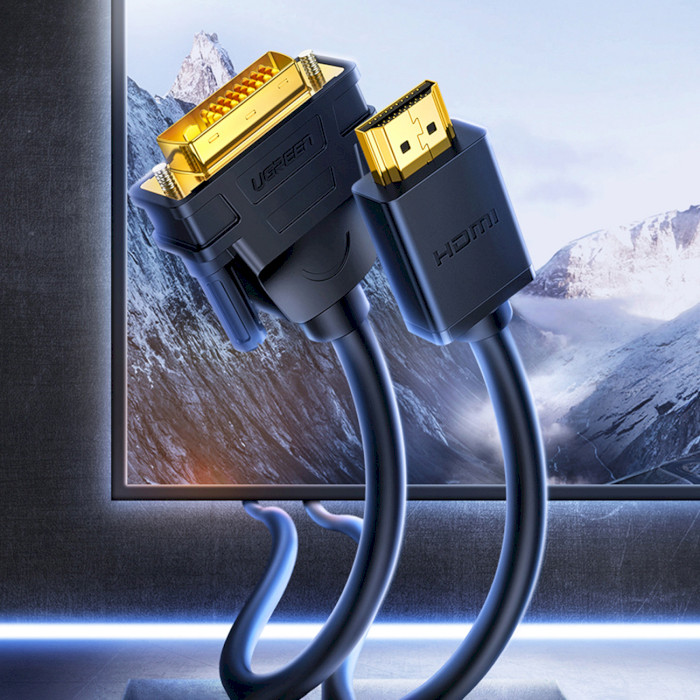 Кабель UGREEN HDMI - DVI 1м Black (30116)