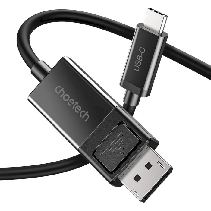 Кабель CHOETECH USB-C to DisplayPort 8K @30Hz USB-C - DisplayPort 1.8м Black (XCP-1803)