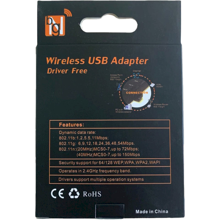 Wi-Fi адаптер PIX-LINK LV-UW06D