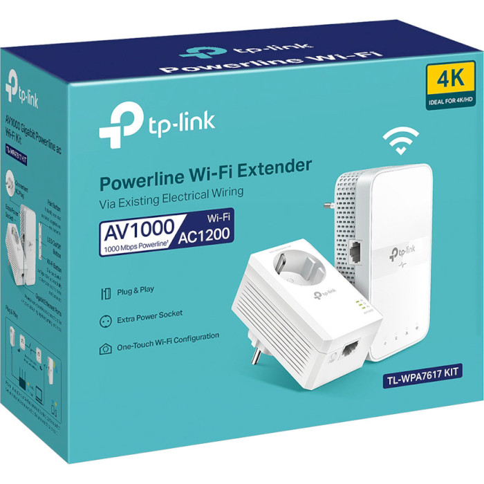 Комплект адаптеров PowerLine TP-LINK TL-WPA7617 Kit