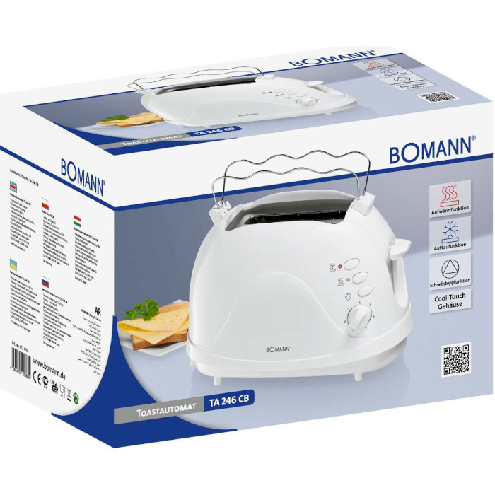 Тостер BOMANN TA 246 CB White