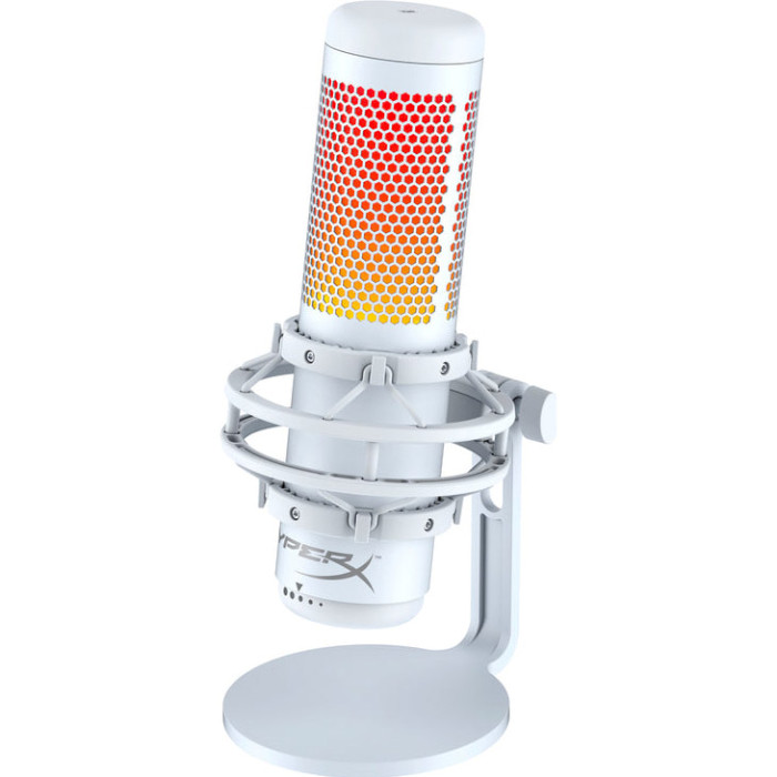 Мікрофон для стримінгу/подкастів HYPERX QuadCast S White (519P0AA)